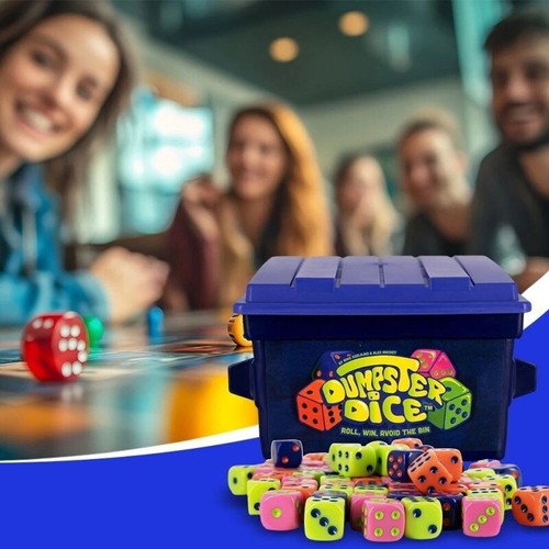Dumpster Dice 80 Colorful Dice Fast-Paced Family Dice Game Board Game 4 Players - Picture 8 of 9
