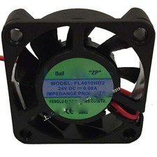 24V DC 40x40x10mm Axial Radiator Fan 7000RPM Dual Ball Bearing Middle Speed