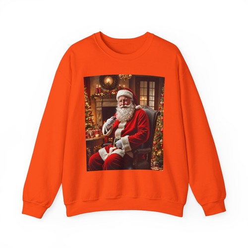 Cozy Santa Crewneck Sweatshirt, Holiday Fashion, Christmas Gift, Unisex Apparel, - Picture 14 of 41