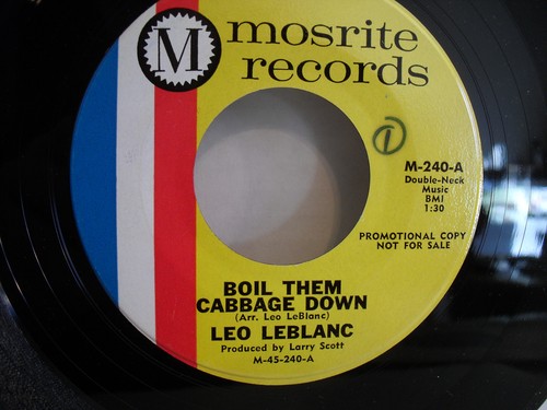 Leo Leblanc, Boil Them Cabbage Down/ Roll Steel Roll, Mosrite M 240, 1966, Promo - Picture 2 of 4