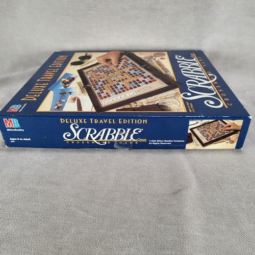 Scrabble Deluxe Travel Edition 1990 Milton Bradley 100% Complete - Picture 21 of 23