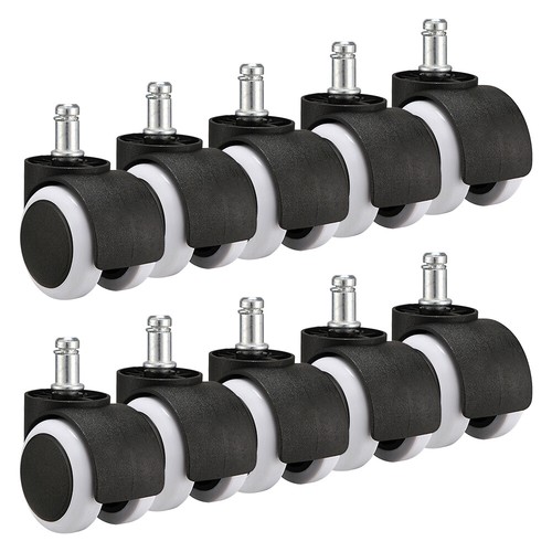 5/10/20 Pcs Replacement Swivel Office Chair Wheels Casters Universal 2'' Caster - Picture 13 of 13