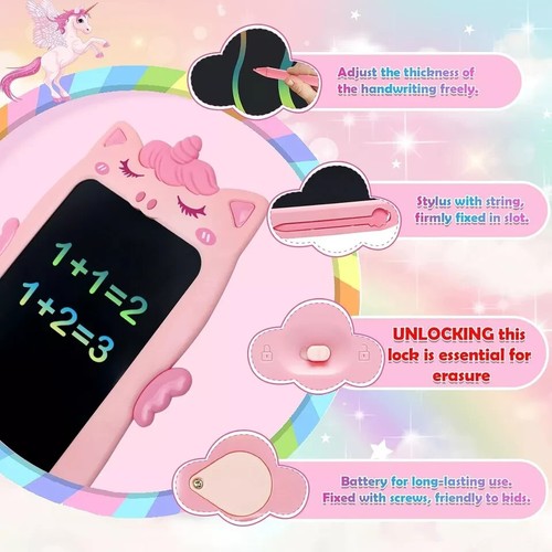 Toys for 1 2 3 Year Old Girl Gifts,10IN LCD Writing Tablet for Kids,Toddler Toys - Picture 7 of 9