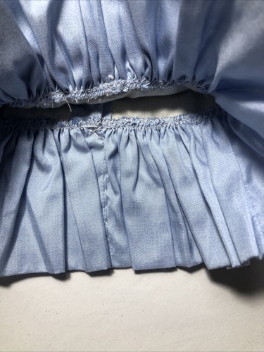 Antik Stil Vintage Kinder Puppe Baumwolle Seide Mischung Kleid - Bild 4 von 11