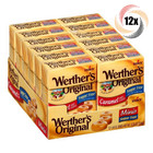 Full Box 12x Packs Storck Werther's Sugar Free Caramel Hard Candies | 1.46oz
