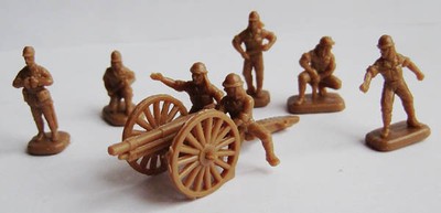 WWII japonais 25 mm Type 96 Anti Aircraft Gun /& Crew 20 mm Strelets 1//72