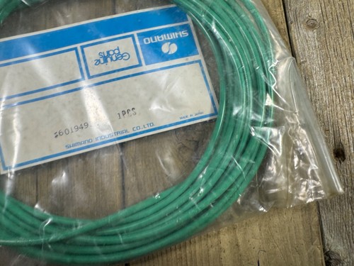 OLD SCHOOL BMX SHIMANO BRAKE CABLE HOUSING ROLL GREEN 25 Ft JAPAN OLDSCHOOL BMX - Picture 7 of 9