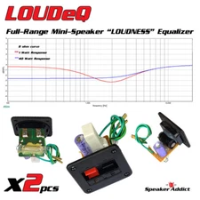 LOUDeQ Full Range Mini Speaker Equalizer Near Field Passive T-line Bluetooth DIY