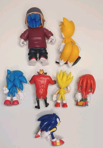 Jakks Sonic the Hedgehog Snow Sonic & More Figures Lot of 7 - Picture 9 of 9