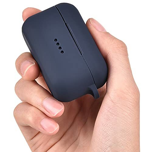 TOZO NC7 Ohrhörer Schutzhülle Silikon Case Stoßfest Soft Skin Cover + Karabiner - Bild 9 von 22