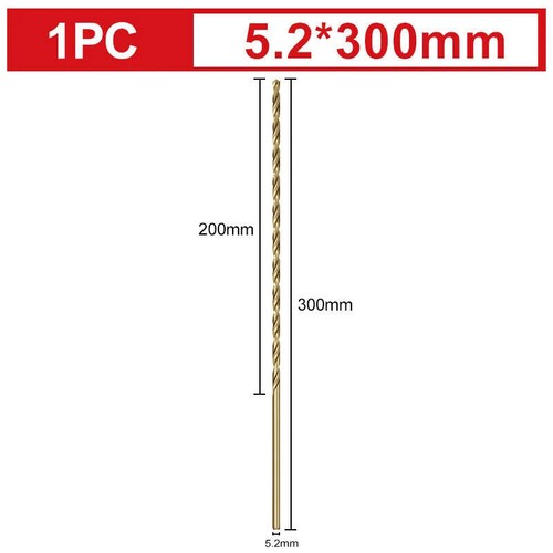 300mm HSS Extra Long Shank M35 Cobalt Twist Drill Bit 2mm-13mm for Metal Steel - Picture 15 of 19