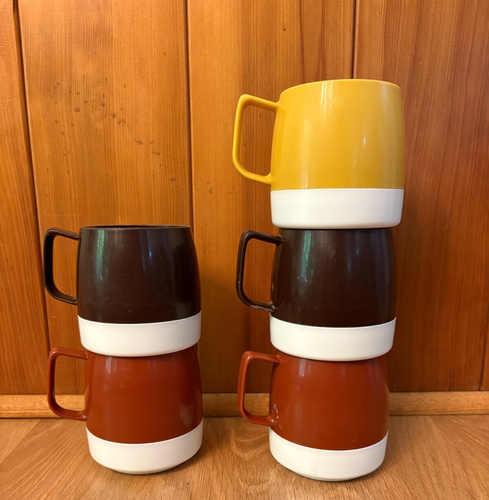 Dinex by Thermos Classic Thermo Camping Hütte Picknick Kunststoff Kaffeebecher Set 5