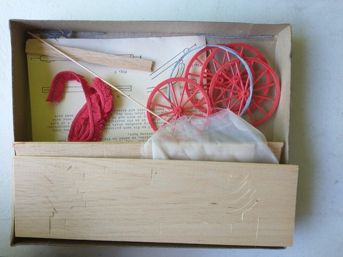 Old Time Buggy ( with Fringe ) Made by Dutch Country Lane Supply- in the box - Picture 3 of 3
