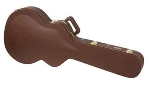 Gator Deluxe Wood Semi-Hollow Guitar Case - Brown (GW-335-BROWN)