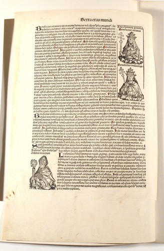 Schedel Weltchronik 1493 Blatt 219 Zisterzienser Orde Adolphus Bonifacius octvus - Picture 3 of 9