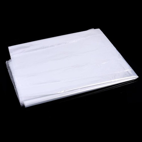 10/50pc Clear Polythene Garment Suit Cover Plastic Dry Cleaner Clothes Dress Bag - Picture 9 of 13
