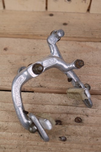 Pinzas de freno estándar de hiduminio GB vintage retro acero bicicleta de carreras años 50 - Imagen 5 de 16