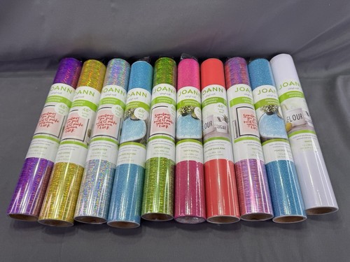 Huge Heat Transfer Vinyl Lot of 61 Mixed Brands/Cricut, Siser, Joann, - Picture 5 of 6