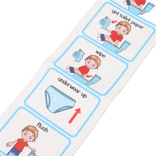 Potty Training Visual Schedule Independent Living Skills Step By Step Visual DP3 - Picture 13 of 24