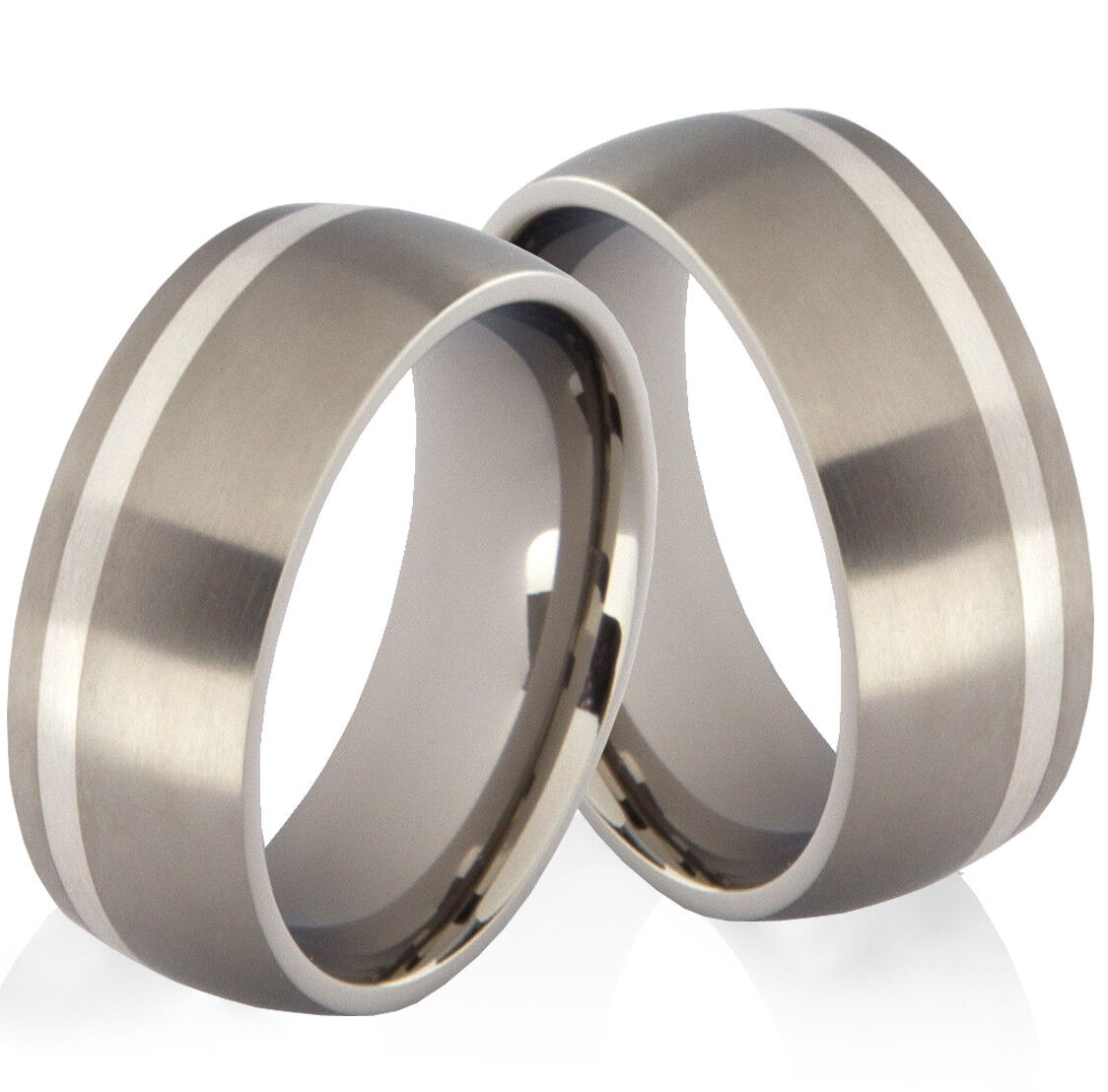 2 nuziali vere bicol di fidanzamento fedi fedi fedi al titanio e argentoo 925 INCISIONE LASER t967 d00896 2 nuziali vere bicol di fidanzamento fedi fedi fedi al titanio e argentoo 925 INCISIONE LASER t967 d00896