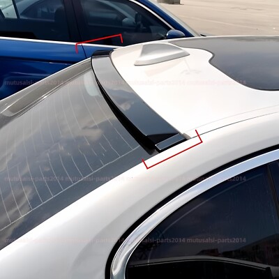 STM Gloss Black Rear Roof Spoiler Wing Lip For BMW 3 Series F30 – ABS Plastic, Performance Part