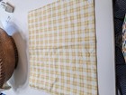 Laura Ashley Valance (1) 17.75" X 83" Yellow Gingham 50% Cotton 50% Polyester