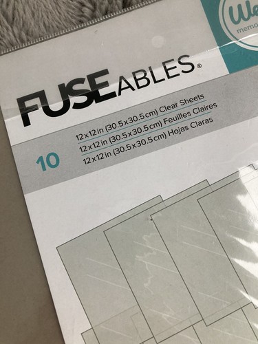 American crafts Fuseables 12x12 Clear Sheets - Picture 3 of 5