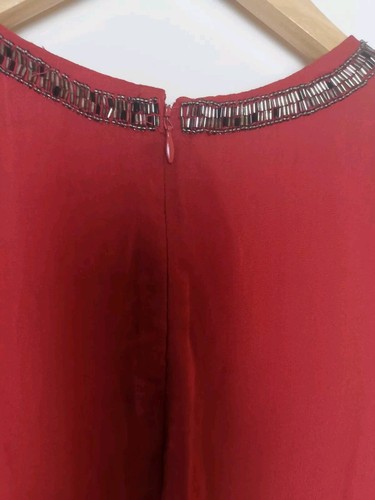 French Connection, Seiden Kleid, Shift Kleid, Boho, Cocktail, Gr. 12(40),Neuw. - Bild 8 von 10