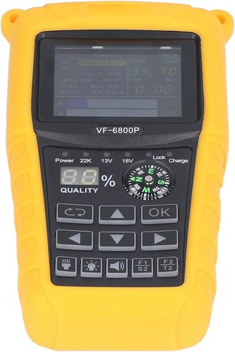 VF-6800P Digital Satellite Finder Signal Meter DVB-T2 DVB-S2 DVB-C Receiver 2.4" - Picture 2 of 15