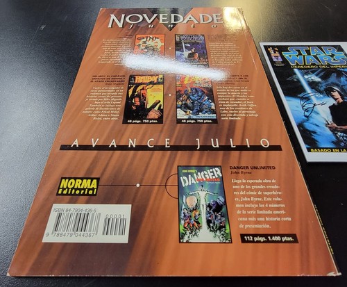 Star Wars: Heredero Del Imperio (1997) #1 Heir to the Empire Spanish SIGNED Zahn - Picture 7 of 9