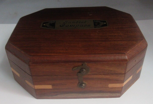 Sundial Compass F. Cox 1775 London Beautifully Boxed Great Condition - Picture 3 of 11