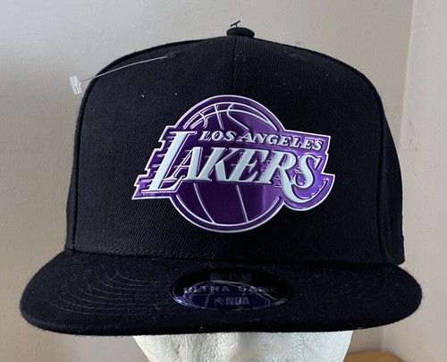 Los Angeles Lakers verstellbare Snapback Cap Mütze Ultra Game schwarz NBA NEU 39,99 $