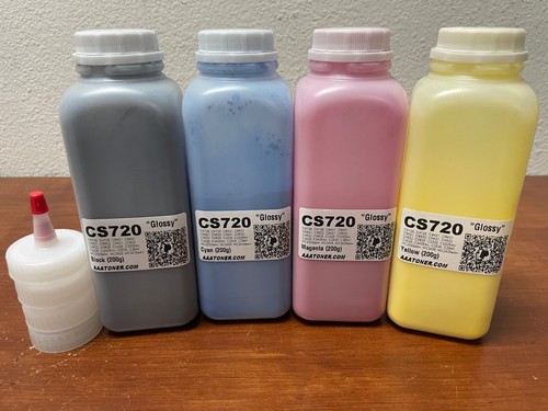 (200g x 4) Toner Refill for Lexmark C2425, C2425dw, C2535, C2640, MC2325, MC2425 - Picture 1 of 7