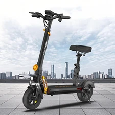 Ruitoo 1000W Adult Electric Scooter with Seat Folding E-Scooter 48V 18.2AH 32MPH