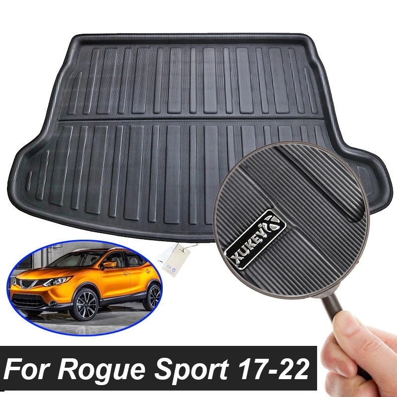 For Nissan Rogue Sport 2017-2022 Rear Cargo Liner Boot Tray Trunk Floor Mat Pad Foto 3 de 4