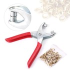 100 Eyelets + Grommet Pliers Eyelets Set Tools For DIY Shoes Clothes Manual
