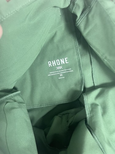 Rhone Current Commuter Mens Performance Short Size 31 7" Inseam Athletic Green - Picture 7 of 9