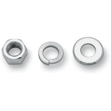 Colony 8769-3 Axle Nuts and Washer Kit with 1/2in.-20 Thread - Chrome