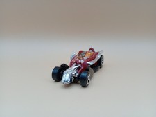 Vtg 1996 Hot Wheels Fire Ants Salt Flat Racer 5 Spoke Burgandy Red Orange