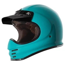 Torc T3 Retro Classic Helmet Gloss Robin Egg Blue Size X-Large - T347:25