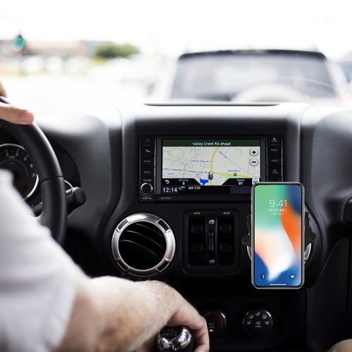 Car Phone Holder Travel Vent Clip Multifunctional Cellphone Mobile Bracket - Photo 12 sur 12