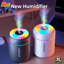 180ML Mini USB Air Humidifier Aroma Diffuser LED Essential Oil Purifier