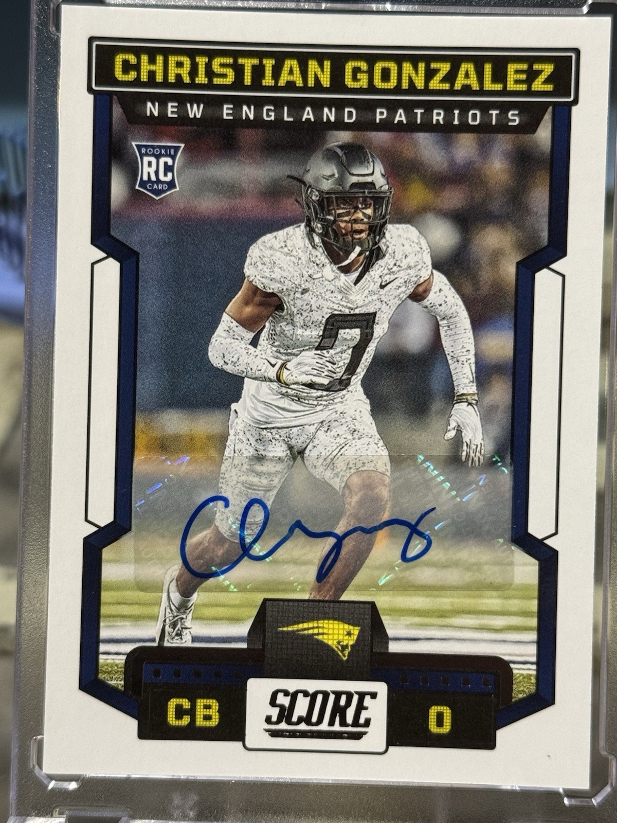 2023 Score - Rookies Christian Gonzalez #381 Signatures (AU, RC)
