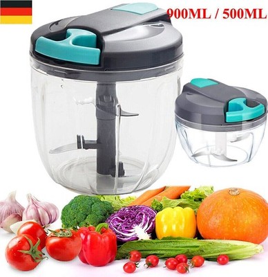Multi-Zerkleinerer Stabmixer Küche Mini Knoblauchhacker Obst Zwiebelschneid G6F2