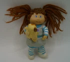 Cabbage Patch Kids Mini PVC Doll Yarn Hair Holding Puppy Vintage 1990s