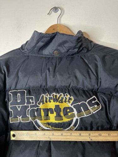 Vintage Dr Martens Puffer Down Jacket Full Zip Size Small Embroidered Rare - Picture 7 of 20