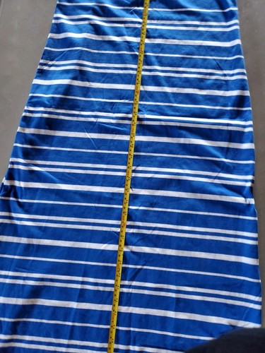 Eyeshadow Womens Maxi Blue And White Striped Dress NWT X Large - Picture 9 of 17