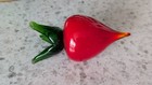 Vintage Murano Style Glass Radish