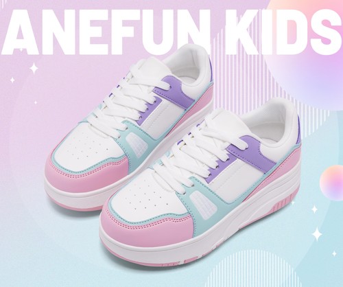 Roller Skate Shoes for Kids Girls Boys Detachable Wheeled Fashion Sneakers - Picture 4 of 5