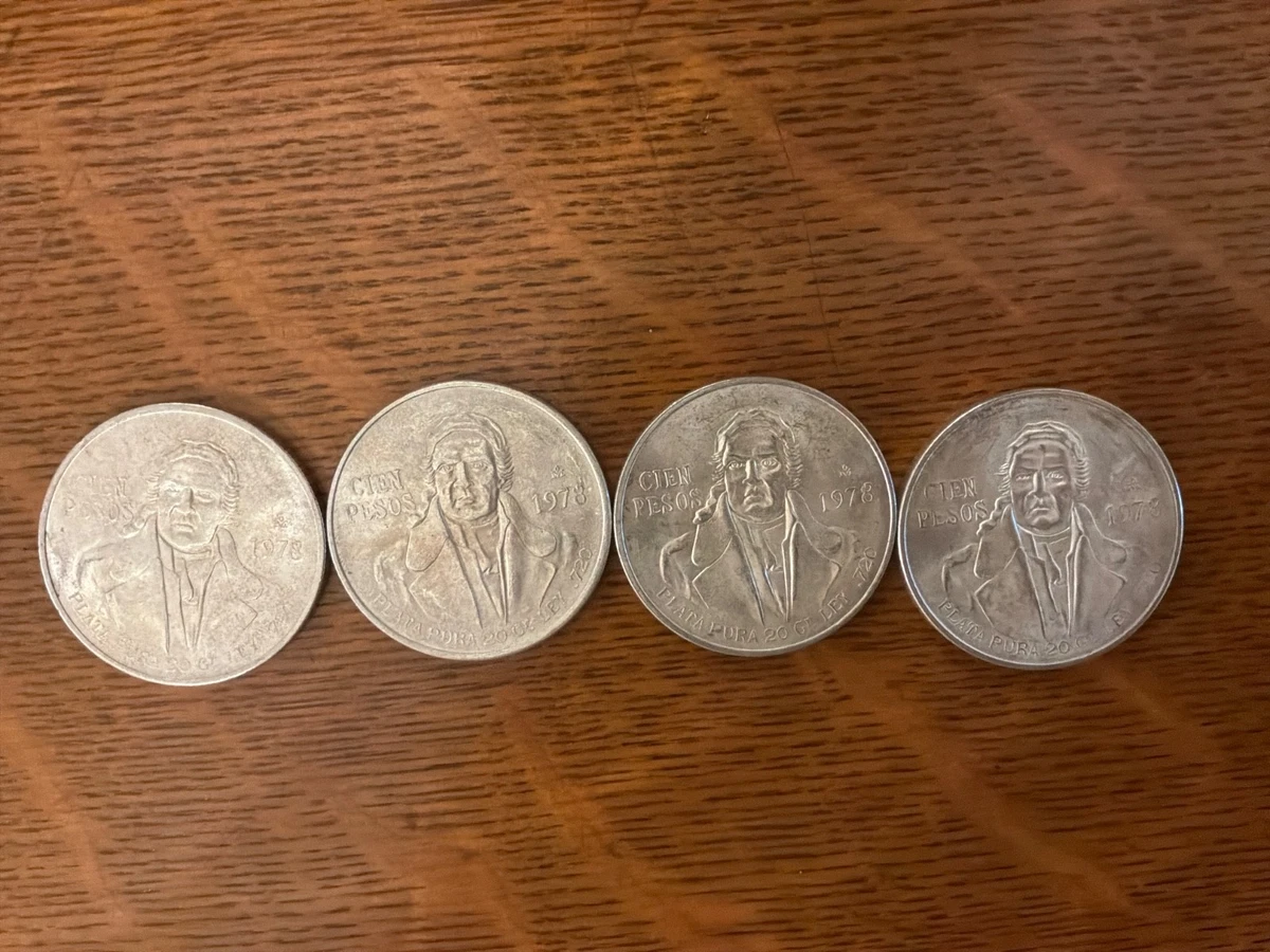 25+ 100 Pesos Denomination 1978 Mexican Coins (1905-Now) for sale